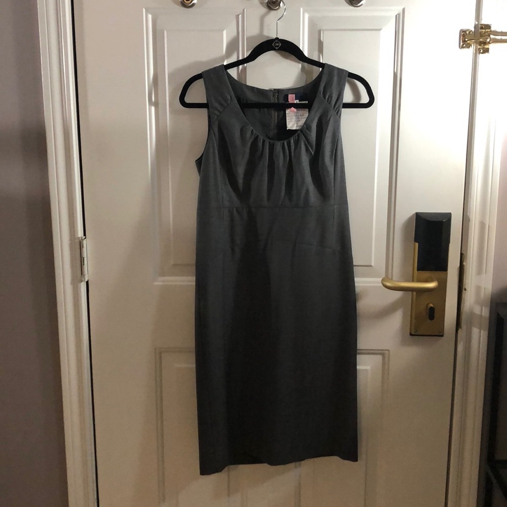 J Crew Gray Suiting Knee-length Work Dress size 2
